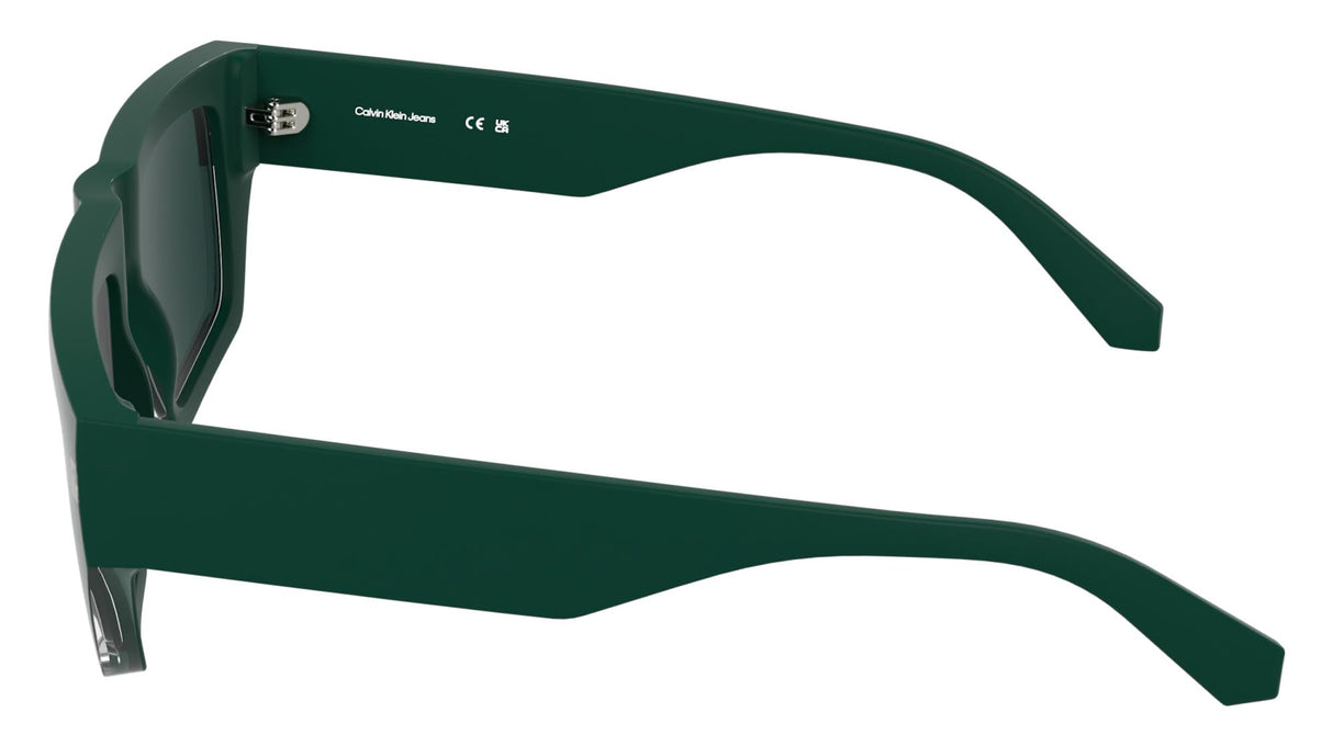 CALVIN KLEIN JEANS CKJ25619S Sunglasses, Green, Talla única Unisex Adulto