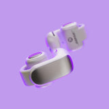 Bose Ultra Open Earbuds, Auriculares inalámbricos de botón de alta gama y fidelidad, Auriculares Bluetooth intraurales para running, Diseño de moda abierto, Hasta 48 h de autonomía, Blanco Ahumado