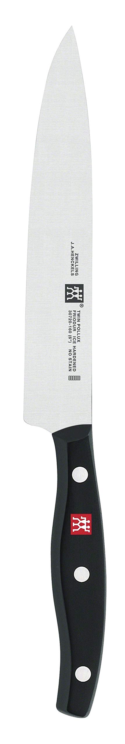 Zwilling TWIN POLLUX - Set de 5 cuchillos y tijera doméstica multiusos, color negro