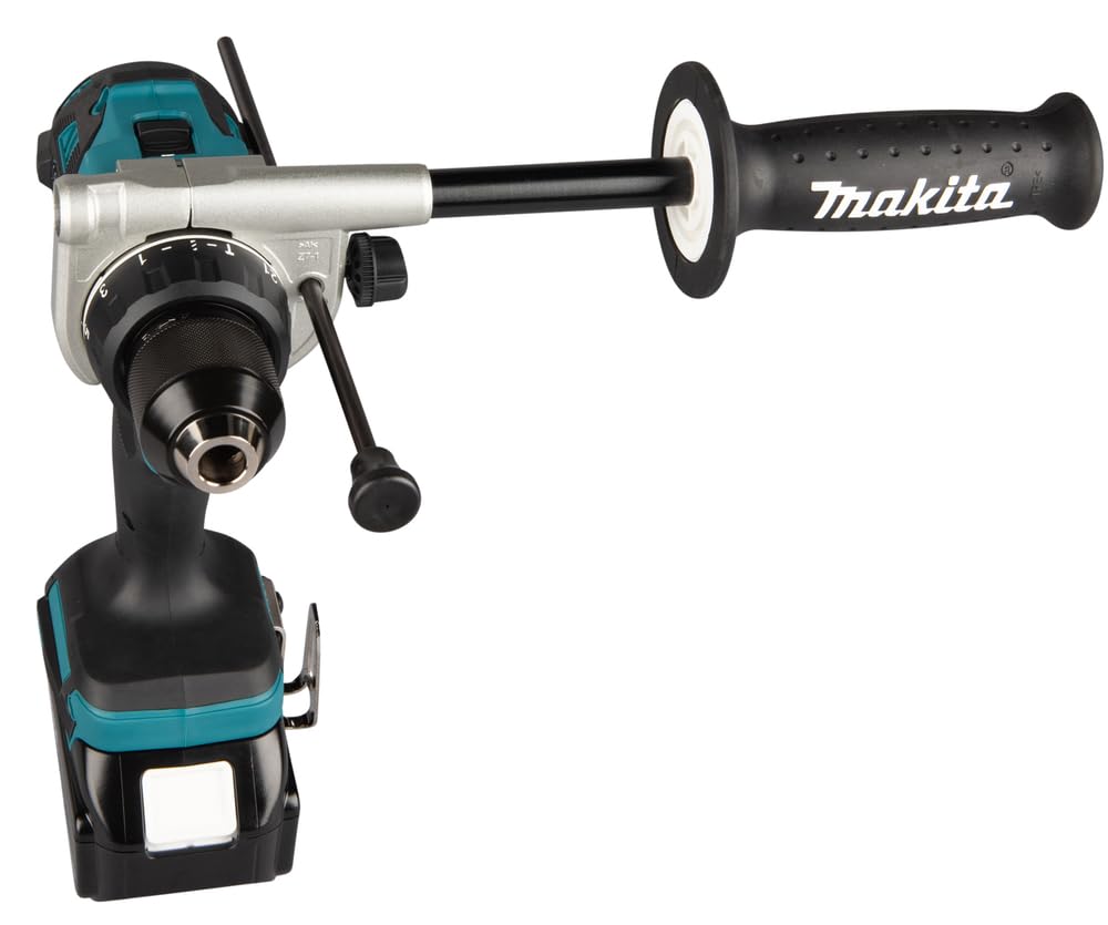 Makita DHP492Z - Taladro combinado sin escobillas LXT de iones de litio de 18 V, baterías y cargador no incluidos, azul/negro