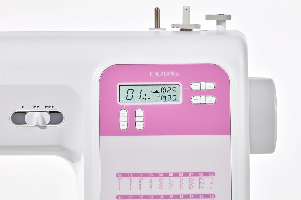 Brother CX70PES (Nuevo Modelo) Máquina de coser electrónica con 70 puntadas + Mesa y Bolso incluidos