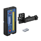 Bosch Professional Receptor láser LR 45, soporte RB 45, 2 pilas AA, alcance: hasta un radio de 300 m, color rojo y verde