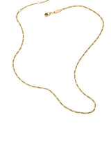 Thomas Sabo Cadena con colgante de diseño Fígaro, 40,00-45,00 cm, plata 925 reciclada, chapado en oro de 18 quilates, KE2329-413-39-L45V