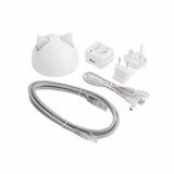 Hub conector Sure Petcare, para puertas y gateras SureFlap Connect con lector de microchip, comederos SureFeed Connect con lector de microchip, Felaqua Connect, aplicación móvil, iOS, Android, blanco.