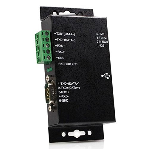 StarTech.com Adaptador USB a Serie Serial RS422 485 un Puerto DB9 o Bloque de Conexión con Aislamiento