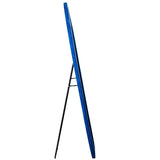 Espejo de pie con Forma de Madera DM y Terciopelo en Azul 60x3,5x160cm