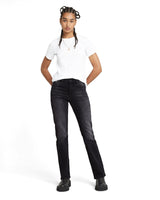 G-STAR Jeans Strace Straight Vaqueros, Negro (Worn In Black Moon D23951-d632-g108), 29W / 34L Mujer