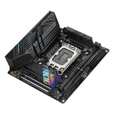 Asus ROG Strix B760-I Gaming - Placa Base Mini-ITX Intel B760 LGA 1700, VRM de 8+1 Fases, DDR5, PCIe 5.0, Dos PCIe 4.0 M.2, WiFi 6E, Ethernet 2.5G, USB 3.2 Gen 2x2 Type-C, AEMP II, RGB