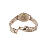 Emporio Armani Reloj de señora, movimiento de dos manecillas, caja de acero rosa de 32 mm con correa de acero, AR11062, Tono dorado claro