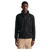 GANT Reg Shield Full Zip Sweat Sudadera, Negro, S para Hombre
