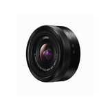 Panasonic LUMIX H-FS12032 - Objetivo Zoom estándar para cámaras de montura M4/3 (Focal 12-32 mm, F3.5-F5.6, tamaño filtro 37 mm, MEGA O.I.S), negro