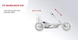 Fendt- Berg Luftreifen und Freilauf Buddy Fendt Go-Kart-Vehículo Infantil, Individual, Color Verde, Kinderspielzeug, für Kinder im Alter Von 3-8Jahren (24.21.54.00)