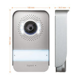 LEGRAND, Easykit 367915 - Kit de videoportero con 2 cables, monitor a color de 7 pulgadas y cámara gran angular, kit de 1/2 casa familiar, ampliable, fuente de alimentación, IP54-IK07, color blanco