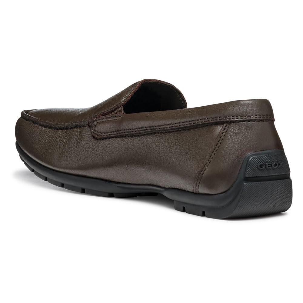 Geox U Moner W 2FIT A, Mocasín Hombre, Coffee, 41 EU