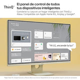 LG 27U511SA-W - Monitor MyView 27", Panel IPS, (1920 x 1080), 100Hz, 5ms (GtG), WebOS 23, sRGB 99%, Ajuste en Inclinación (Eje Horizontal), Blanco