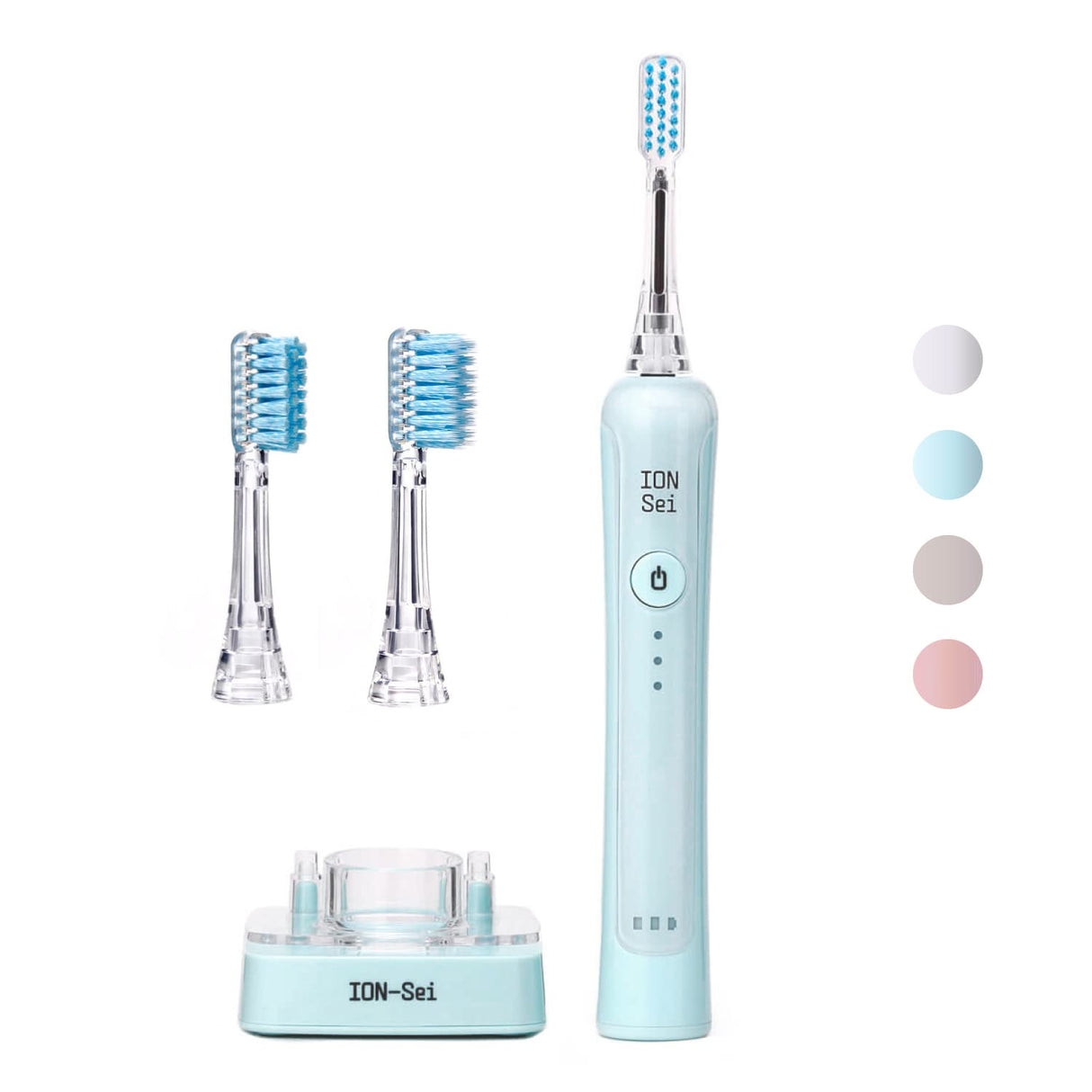 ION-Sei – Cepillo de dientes eléctrico sónico/Cepillo de dientes sónico patentado de iones (hasta 31.000 movimientos de cepillo/minutos) de Japón para limpieza dental eléctrica e iónica y cuidado de