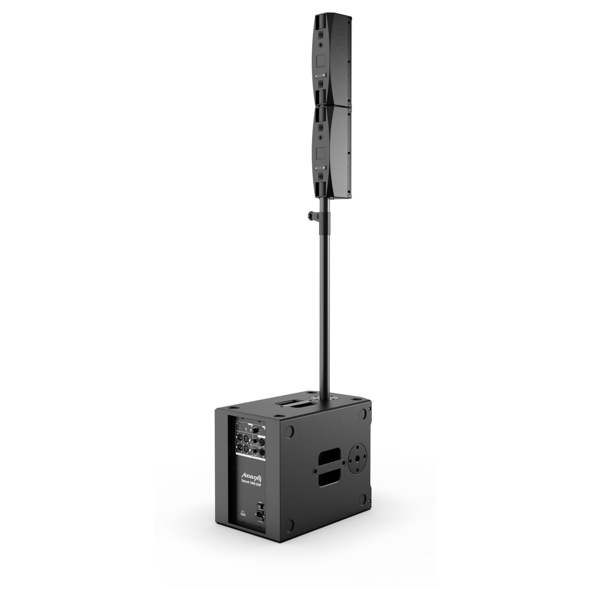 Audibax Detroit 1000 DSP - Altavoz de Sistema PA - Sistema de Columna Activo de Rango Completo - Potencia de 1000W - Módulo DSP con Amplificador de Clase D - Conexión Auxiliar y Bluetooth 5.0 y TWS