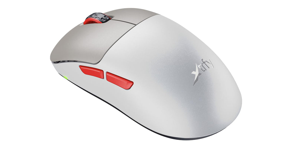 Xtrfy M8 Wireless, Ratón Gaming Inalámbrico Ultraligero, Optimizado para eSports, Radiofrecuencia 2,4 GHz, Parte Frontal Extrabaja para Mayor Precisión, Recargable, Retro