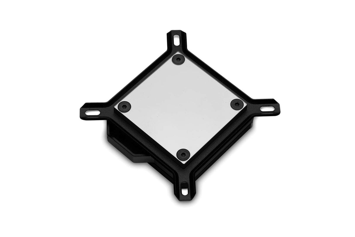 EK Water Blocks Compatible con EK-Velocity Strike RGB, Color Negro Mate y Plateado