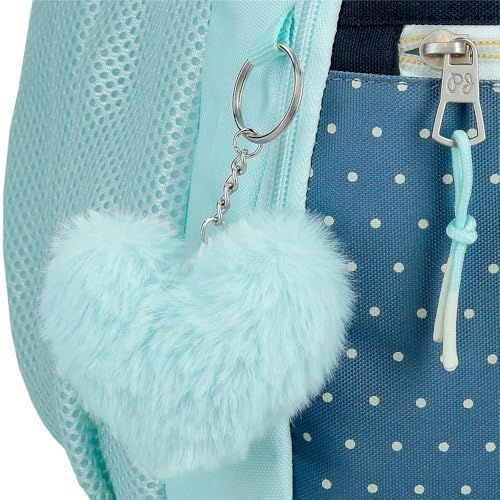 Pepe Jeans Dalma Mochila Compact 2 Ruedas Azul 32x43x21 cms Poliéster by Joumma Bags