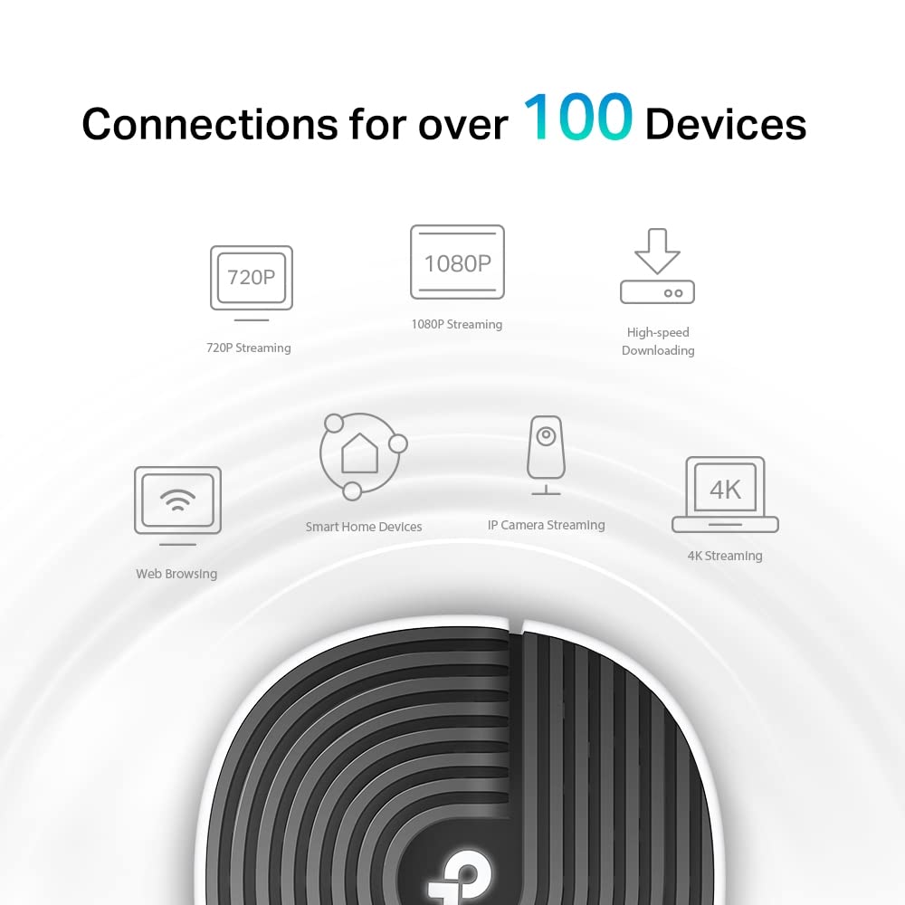 TP-Link Deco S1900 (3-Pack) - Mesh Wi-Fi AC1900, Cobertura de hasta 520 m², se Adapta a Pisos y hogares de Varias Plantas, Modos de Trabajo múltiple, 2 x Puertos Gigabit por Unidad