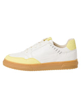 Tamaris Damen 1-23608-42, Sneaker Mujer, Blanco (White/Yellow), 40 EU