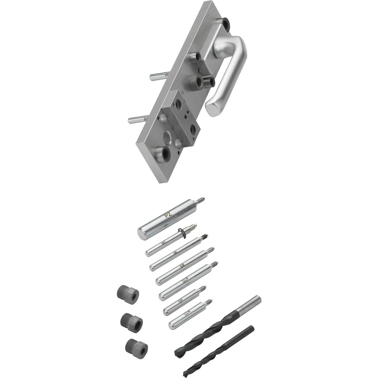 HOPPE 10749584 - Juego de brocas (galvanizado)