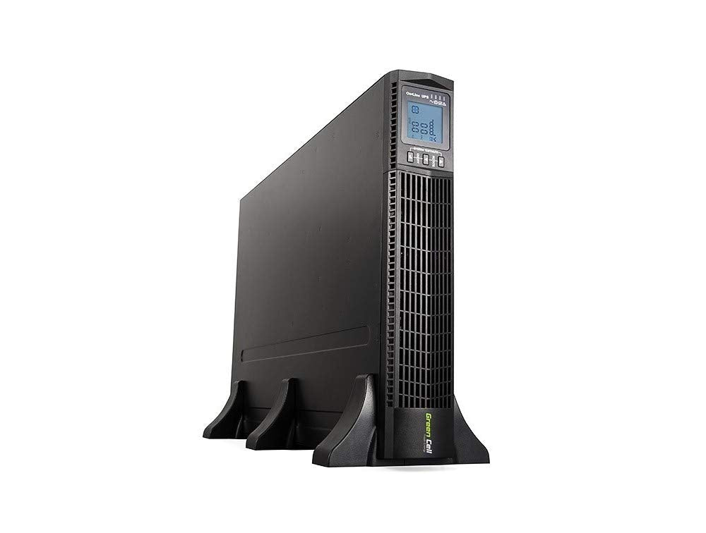 Green Cell Pro UPS USV Rack Mount Sistema de alimentación ininterrumpida 3000VA (2700W) con protección contra sobretensión 230V Online 6X IEC320 USB RS232