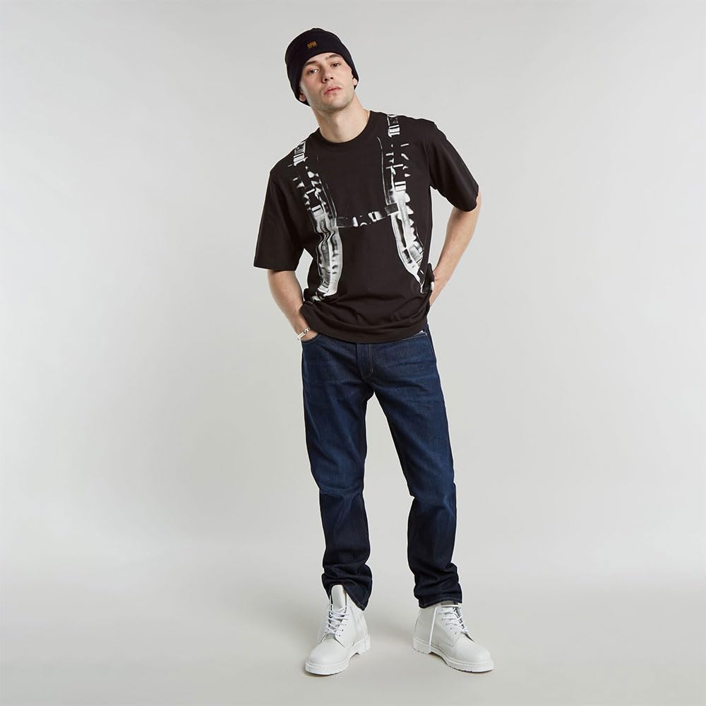 G-STAR Mosa Straight Jeans Hombre, Azul (Worn In Hourglass D23692-c052-g843), 32W / 36L