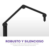 NZXT Boom Arm Mini - Ap-BOOMS-B1 - Brazo de Brazo de micrófono pequeño para transmisión, creación de Contenido, podcasting y grabación - Canal de Cable Cubierto - Compatibilidad Universal - Negro