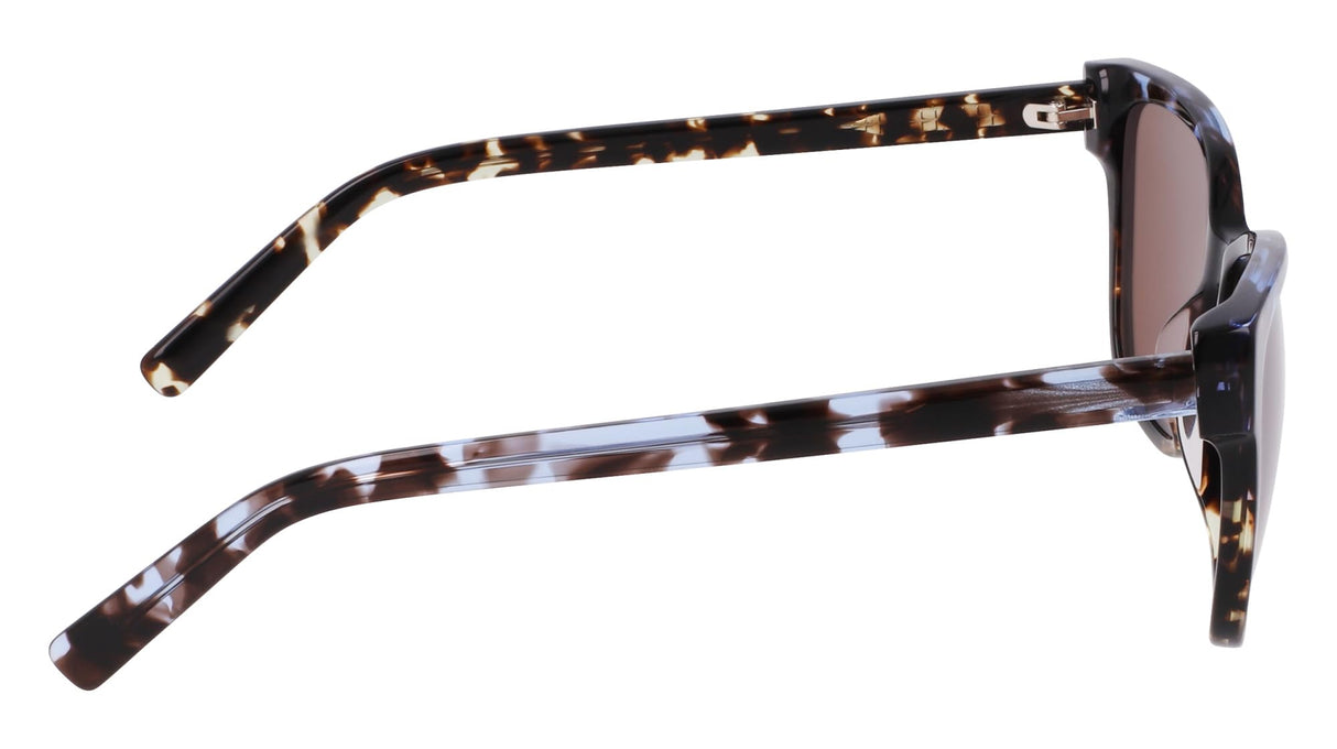 DKNY DK552S Gafas, Sky/Amber Tortoise, 55-140-17 Unisex Adulto