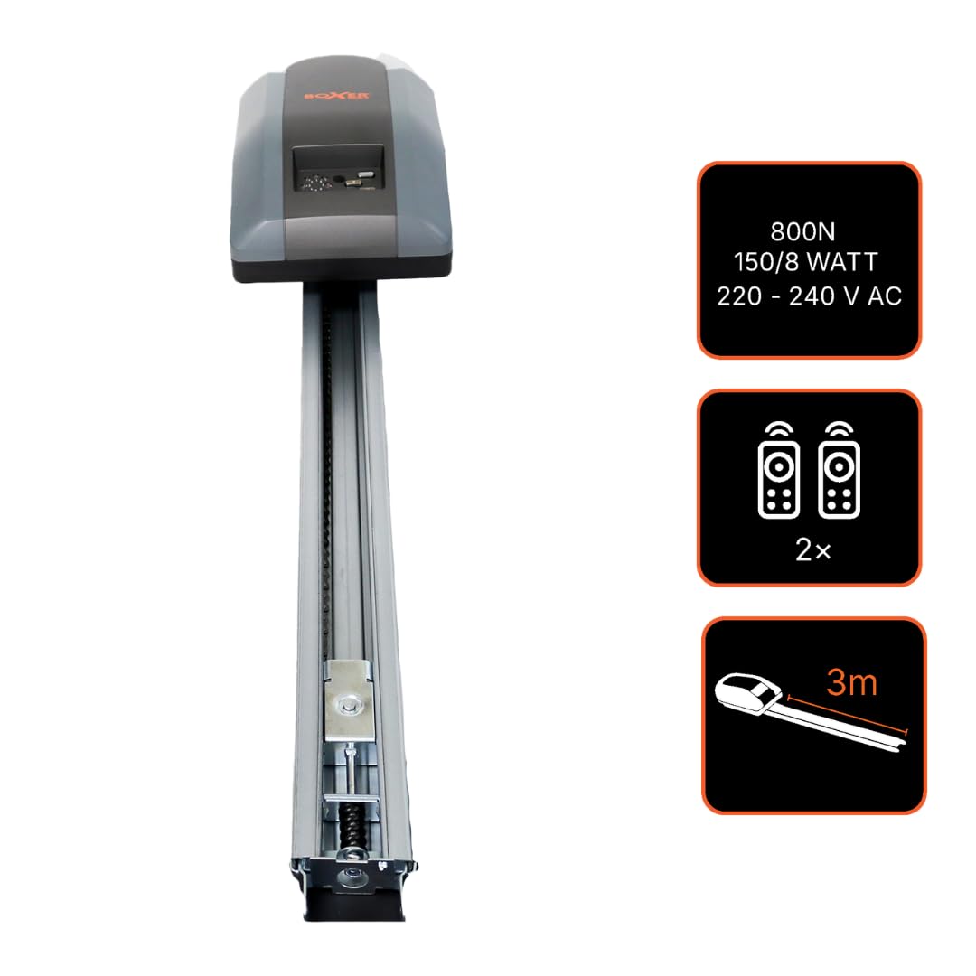 Boxer Abridor de Puerta de Garaje, Gris Acero, L