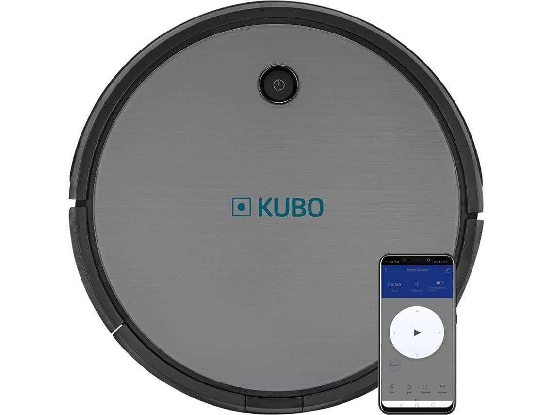 BECKEN - Robot Aspirador - AUTONOMÍA DE 120 MINUTOS - 4 modos de limpieza automáticos - SENSORES ANTI-ESCALERA - DEPÓSITO DE POLVO - CONTROL INTELIGENTE CON APP