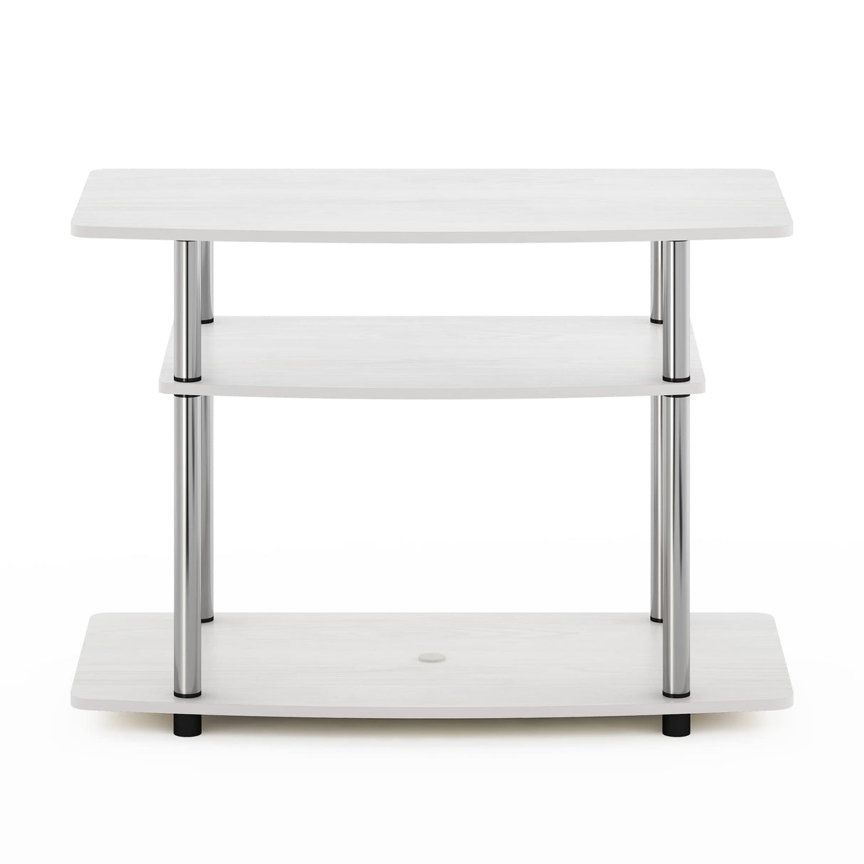 Furinno Econ Mueble TV de 3 Niveles sin Herramientas, Engineered Wood, Americano, 40.1 x 59.2 x 80cm
