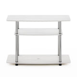 Furinno Econ Mueble TV de 3 Niveles sin Herramientas, Engineered Wood, Americano, 40.1 x 59.2 x 80cm