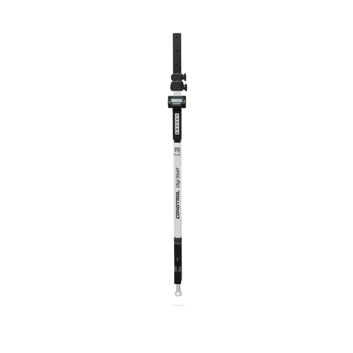 CONDTROL - Mirilla Telescópica Digital DIGI STAFF 300 cm - Pantalla LCD, Panel de Control - 5 Unidades de Medida - Nivel de Burbuja Incorporado - Garantía de 2 Años