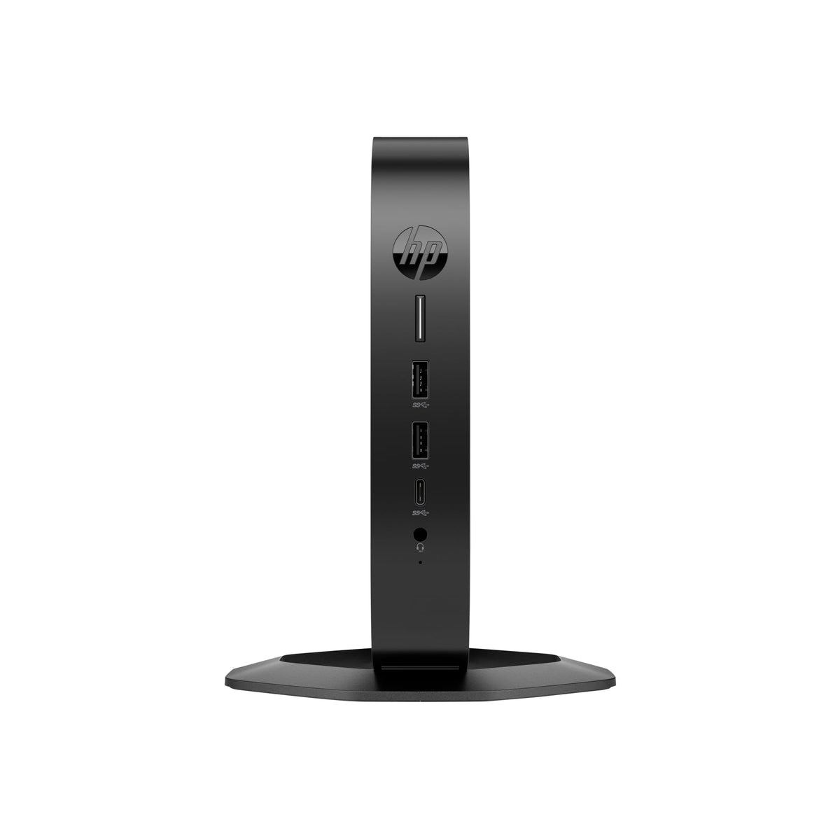 HP Elite t655 - Thin Client - SFF - 1 Ryzen Embedded R2314 / 2.1 GHz - RAM 8 GB - Flash 32 GB - eMMC - Radeon Graphics - 1GbE, Bluetooth 5.2, Wi-Fi 6 - WLAN: 802.11a/b/g/n/AC/AX, Erizo OS