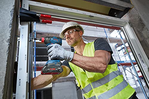 Bosch Professional 18V System GDX 18V-200 + GSR 18V-55 - Set llave de impacto + atornillador a batería (2 baterías x 4.0 Ah, en maletín)