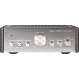 Renkforce Amplificador estéreo 2 x 12 W E-SA9 RF-1050402 Plata (metalizado), Marrón oscuro 1 pc(s)