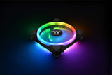 Thermaltake Riing Trio 12 LED RGB - Pack de 3 ventiladores para PC, color negro