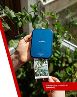 Canon Zoemini 2 Kit de Impresión – Impresora Fotográfica Portátil y Compacta – Bluetooth 5.0 – Carga Rápida USB C Ideal para Viajes (Azul Marino)