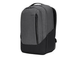 Targus TBB58602GL Mochila Hero Cypress 15.6" con Ecosmart - Gris Hecho de 26 Botellas de Agua de plástico recicladas Bandolera ergonómica Acolchada