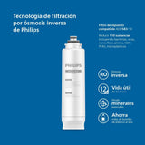 Philips Water ADD6920BK/10 Estación de ósmosis inversa para agua, Aquaporin Inside: Elimina hasta 110 sustancias, calentamiento instantáneo, 1 año de vida útil del filtro