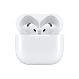 Apple AirPods 4, Auriculares inalámbricos, Bluetooth, con Audio Espacial Personalizado, Resistentes al Agua y el Sudor, Estuche de Carga USB-C, Chip H2 y hasta 24 Horas de autonomía