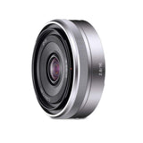 Sony SEL16F28 - Objetivo para Sony (distancia focal fija 16mm, apertura f/2.8-22, diámetro: 49mm) plateado
