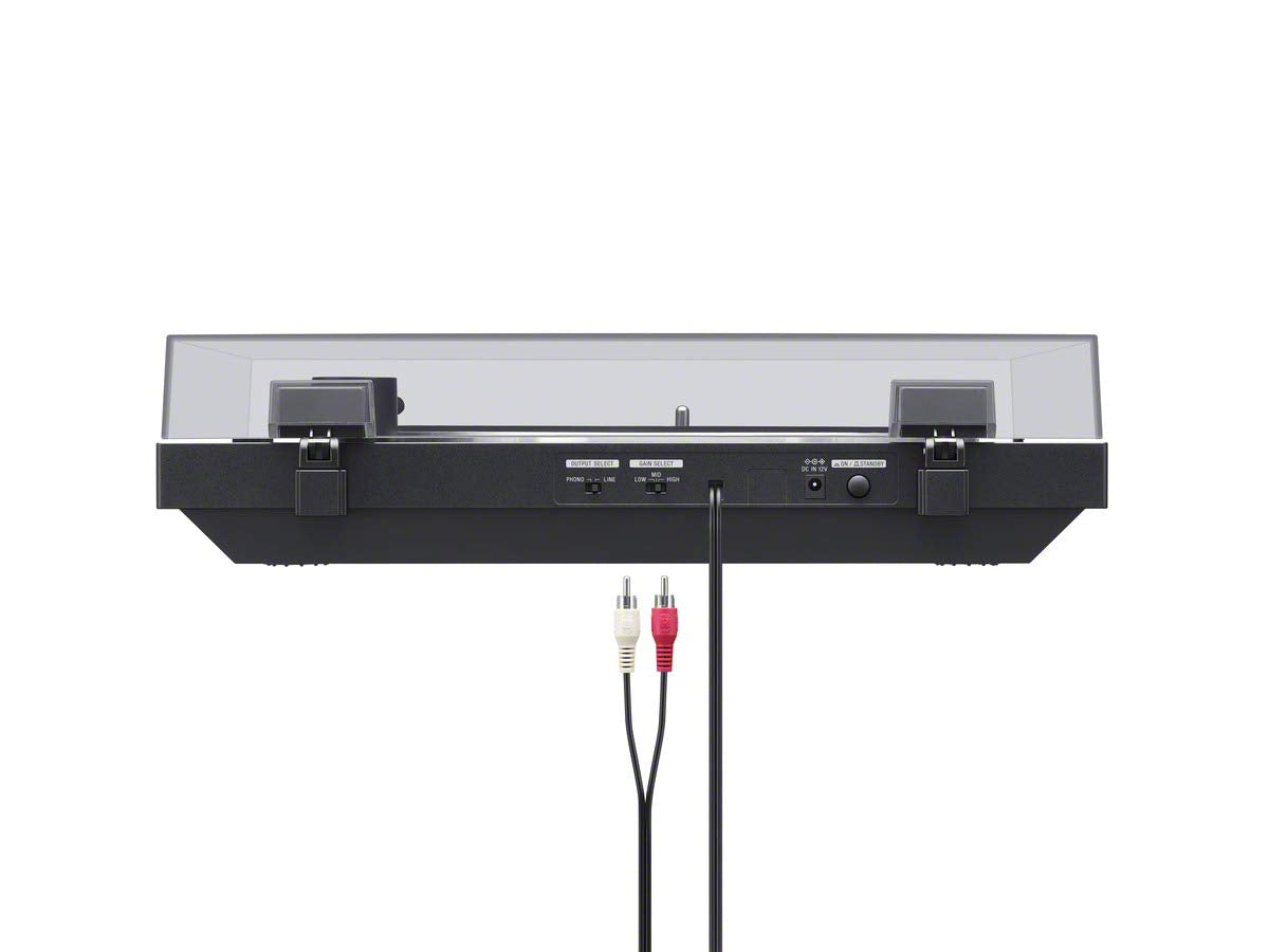 Sony PS-LX310BT - Tocadiscos (Conectividad Bluetooth, admite Salidas de línea y Fono) Negro