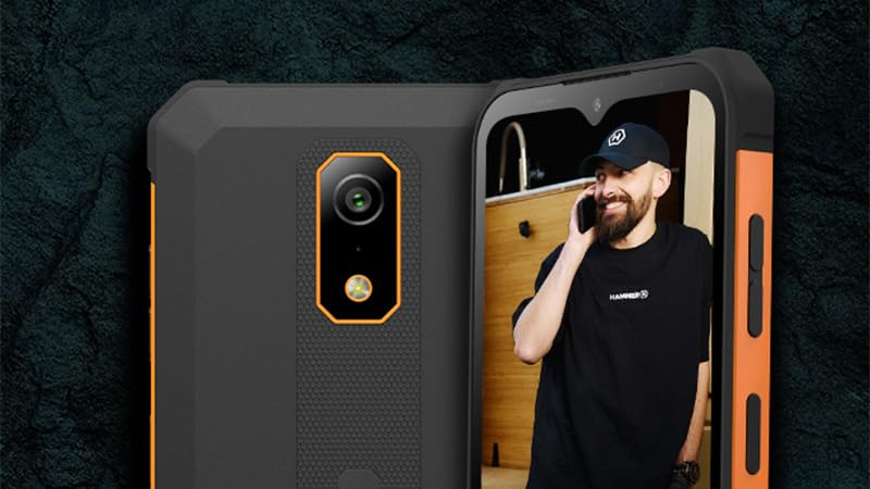 Hammer Iron Steel Lite sin Contrato Robusto, Resistente al Agua, Dual SIM, Potente batería de 6500 mAh, 64GB + 4GB RAM, Android 14, cámara 13 Mpx con Sensor de visión Nocturna, 300 Horas en Espera