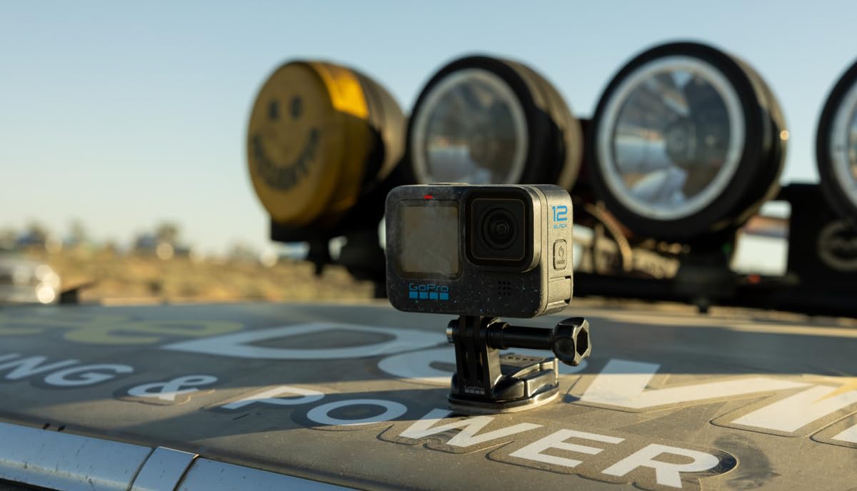 GoPro Paquete de Accesorios HERO12: Incluye cámara Negra HERO12, Mango (empuñadura Flotante), Correa para la Cabeza 2.0, batería Recargable Enduro (2 en Total) y Estuche de Transporte
