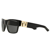 Versace 0Ve4296, Gafas de Sol para Hombre, Negro (Black), 59