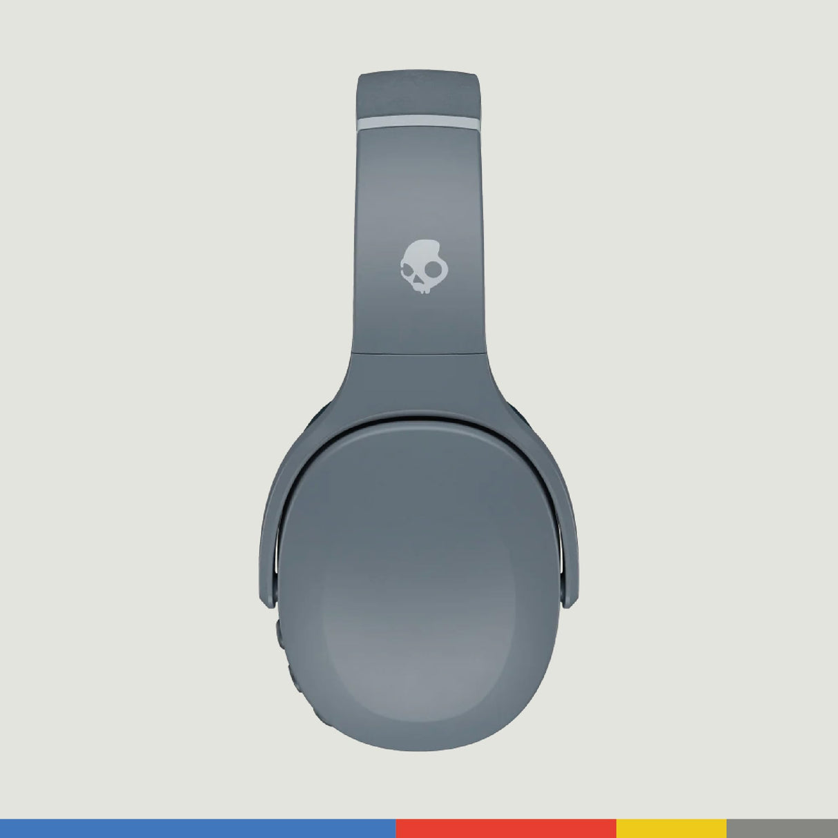 Skullcandy Crusher EVO Cascos Over-Ear Inalámbricos con Sensory Bass, 40 h de Autonomía, Micrófono, Compatibles con iPhone Android y Dispositivos Bluetooth - Gris